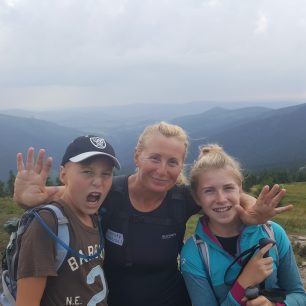 S dětmi na Horské výzvě - krátká trať