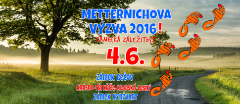Metternichova výzva 2016: Přijďte se proběhnout dechberoucí krajinou!