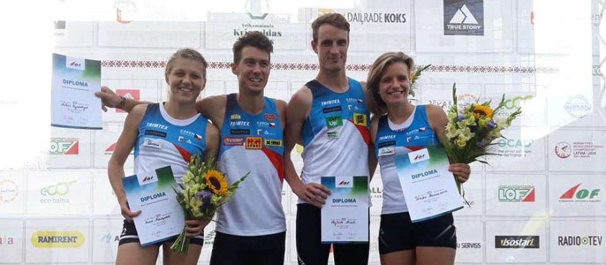 Mistrovství světa 2018 v Lotyšsku - Česká sprintová štafeta se prala o medaili
