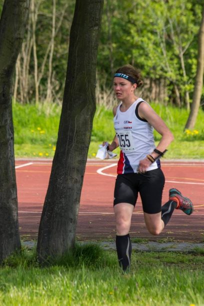Adélka Indráková na sprintu