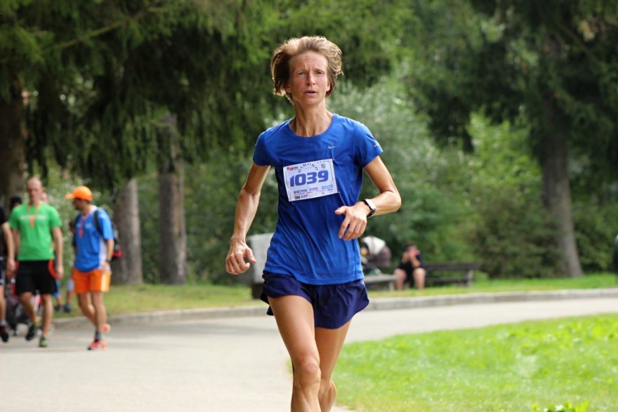 Vítězka půlmaratonu Radka Churáňová