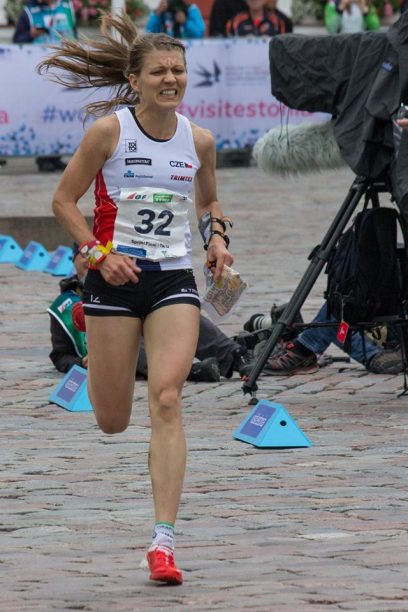 Jana Knapová na sprintu